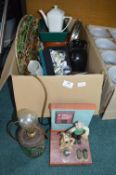 Wallis & Gromit Clock, Crockery, Whiskey Jug, Coll