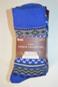 *Kiku Nordic Collection Boot Socks 4pk Size: 7-11