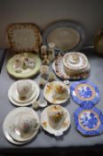 Part Tea Sets, Crested Ware, etc.