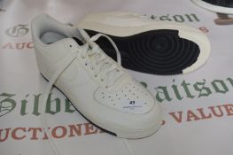 Nike Air Force One White Trainer Boots Size: 9 (new & unworn)