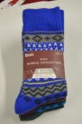 *Kuki Nordic Collection Boot Socks 4pk Size: 7-11