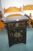Chinese Black Painted Cabinet