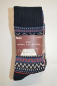 *Kiku Nordic Collection Boot Socks 4pk Size: 4-8