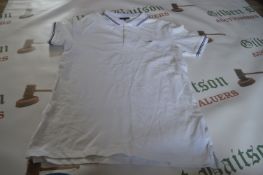 Armani Jeans White Polo Shirt Size: M