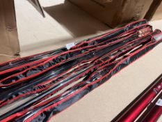 *Three Syntra Ready to Fish Kits Spin/Bass 8ft Rods