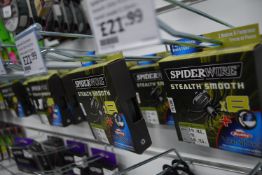 *Twenty Rolls of Assorted Spider Wire Stealth and Smooth Fishing Line