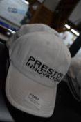 *Five Preston White Logo Caps