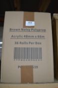*Box Containing 36 Rolls of Brown Parcel Tape