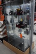 *Six Glass Display Cabinets (collection by appointment, contents not included)