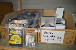 *Box of Daiwa Drop Shot Rigs, and a Box of Prorex Drop Shot Cylinder Weights