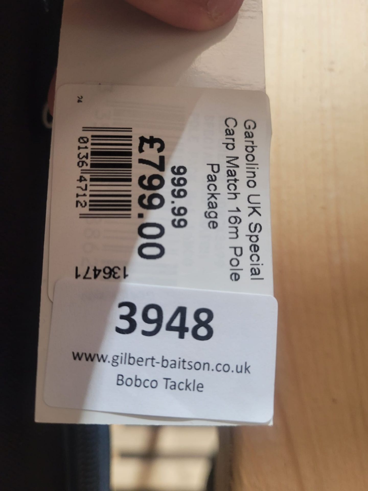 *Garbolino UK Special Carp Match 16m Pole Package