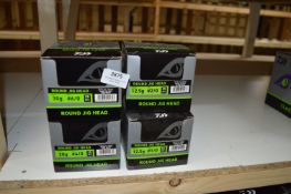 *Four Mixed Boxes of Round Jig Heads