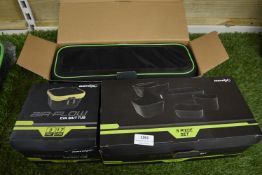 *Eva Stacking 5pc Bait Tub Set, and an Eva Air Flow Bait Tub (Maver Easy Breath Bait Tub -