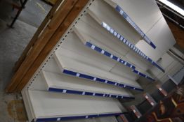 *Two Sections of Cream Racking (collection by appointment, contents not included)