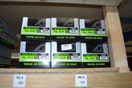 *Six Packs of Round Jig Heads 15g #2
