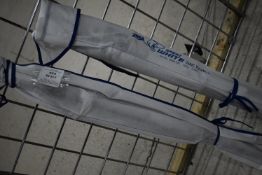 *Two Zebo Great White GWC 4pc Travel Spin Rod 2.7m 80-100g