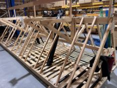 *Double Sided Timber Fishing Rod Storage Rack