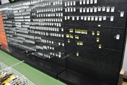 *Four Sections of Black Racking and Contents