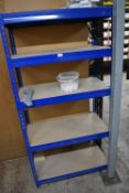 *Metal Five Tier Adjustable Shelving