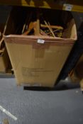 *Box of Wooden Coat Hangers