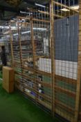 *Metal Mesh Wall Racking (collection by appointment, contents not included)
