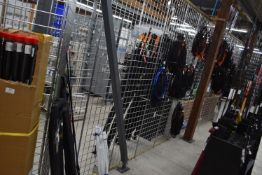 *Large Section of Mesh Wall Racking (collection by appointment, contents not included)