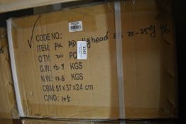 *Carton Containing 20 Boxes of Round Jig Heads 25g #4