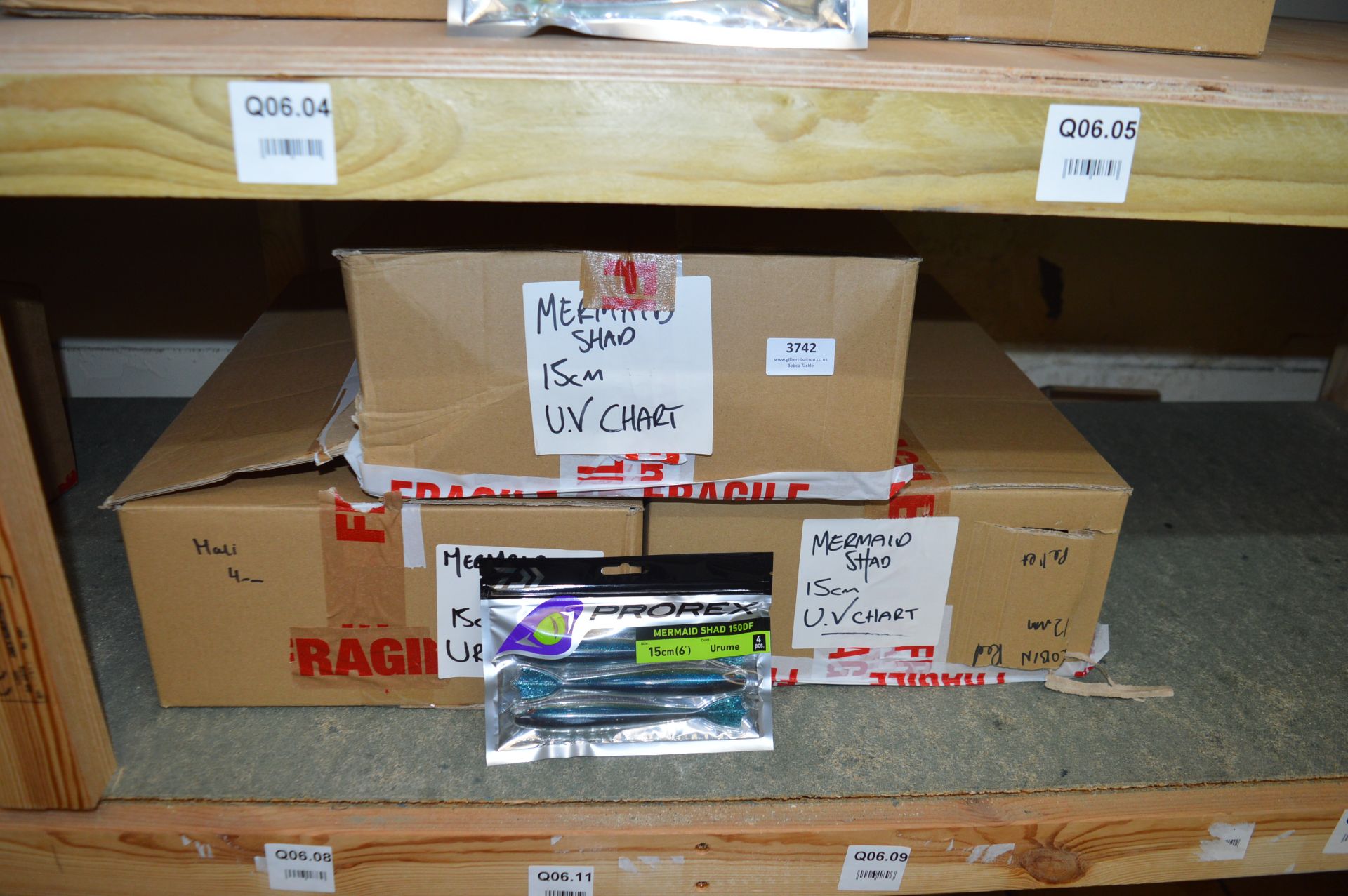 *Three Boxes of Assorted 15cm Mermaid Shad Lures