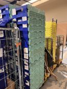*Thirty Plastic Crates with Folding Lids