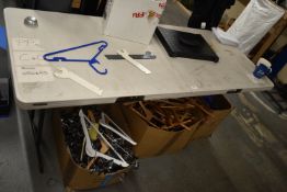 *Folding Table with Contents Including Items Under