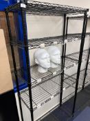 *Bay of Adjustable Black Wire Racking 6ft x 3ft