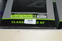 *Three Packs of Twelve Daiwa 25cm Lures Chart Pearl