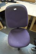 *Highback Gas-Lift Operator’s Chair in Purple