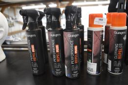 *Six Grangers Performance Repel Plus, and Four Clothing Repel Washing Machine Liquid