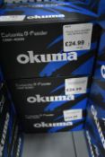 *Three Okuma Carbonite CBBF 4000 Bait Feeder Reels RRP: £24.99 each