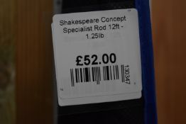 *Shakespeare Concept Specialist Rod 12ft 1.25lbs RRP: £52