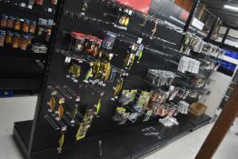 *Four Sections of Double Sided Racking (red panel not included) (collection by appointment, contents