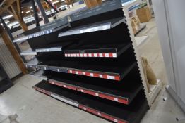 *Two Double Sided and One Single Signed Sections of Racking (collection by appointment, contents not