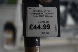 *Frenzee FXT Match Plus Waggler Rod 10’6” RRP: £87.99