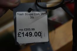 *Nash Scope Cork Rod 9ft 3lb RRP: £203.99