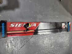 *Three Shimano Sienna Rod Reel & Line Spinning Combo 8ft10