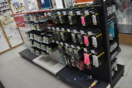 *Three Sections of Double Sided Racking (red panels not included) (collection by appointment,