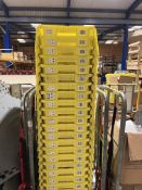 *Twenty Plastic Crates with Folding Lids (trolley not included)