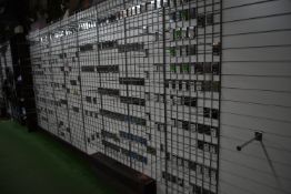 *Metal Mesh Wall Racking (collection by appointment, contents not included)