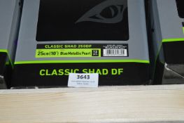 *Three Packs of Twelve Daiwa 25cm Lures Blue Metallic Pearl