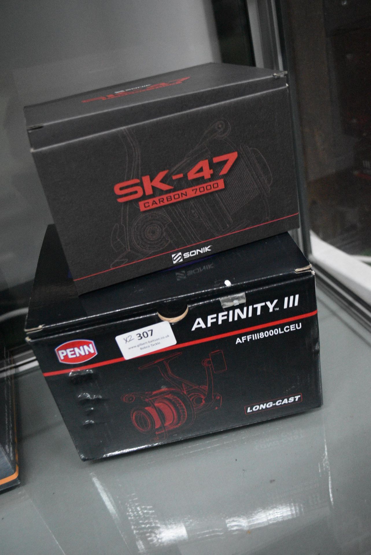 *Sonik SK-47 Carbon 7000 Reel RRP: £69.99, and a Penn Affinity III Long Cast 8000 RRP: 199.99