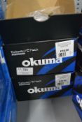 *Two Okuma Carbonite V2 Match RD40 Double Handled Reels