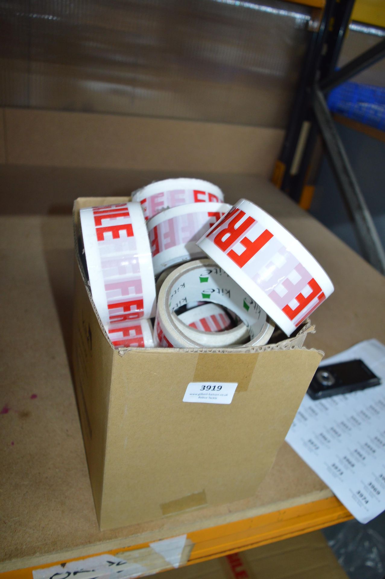 *Assorted Plastic Fragile Tape