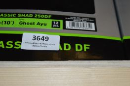 *Three Packs of Twelve Daiwa 25cm Lures Ghost Ayu