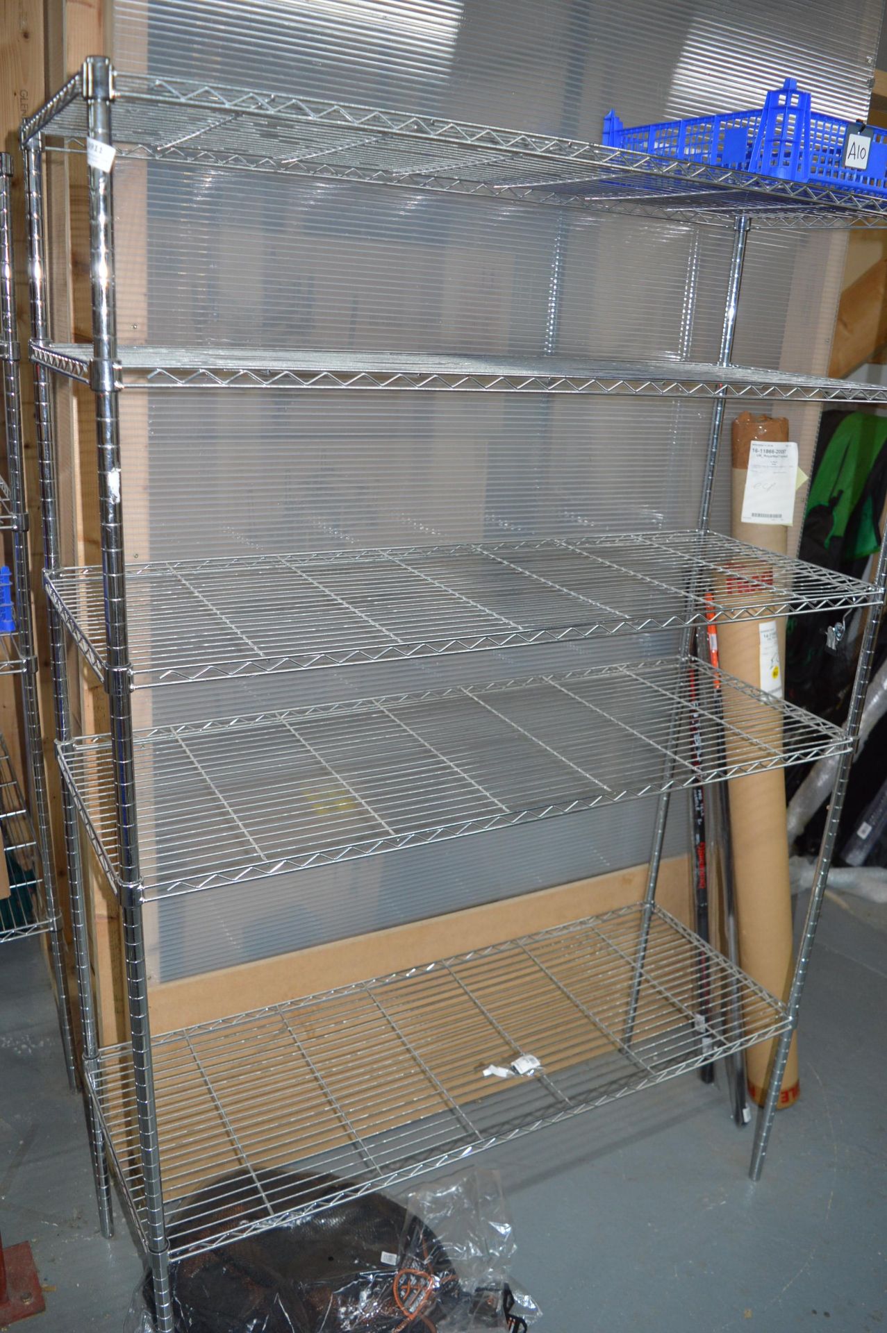 *Four Tier Chrome Storage Rack